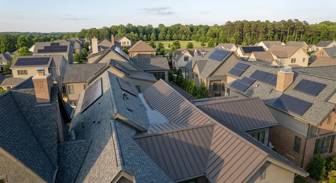 Well-maintained suburban home exterior